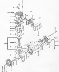 Air_Compressor_Pumps Diagram and Parts List for WL320002  Campbell Hausfeld Compressor